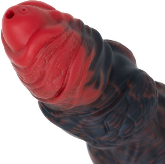 Erdpörtform Realistisch Dildo mit Saugnapf und Ejakulierende Rot