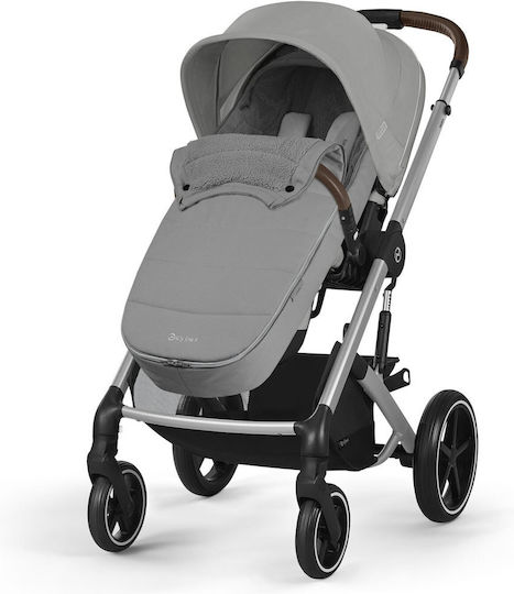 Cybex Gold Sac de picioare pentru cărucior Gri cu căptușeală Fleece