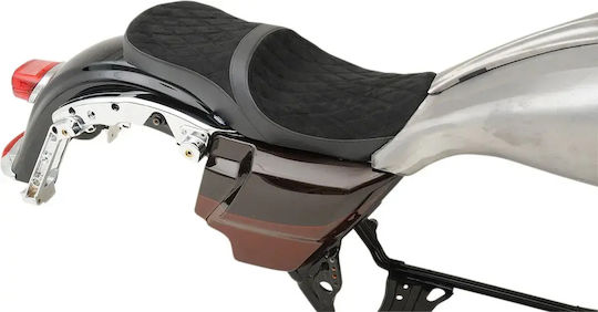 Drag Specialties Touring Saddle 0801-1078 Harley Davidson Flhtk 1868 Abs 19-24 1pc Black