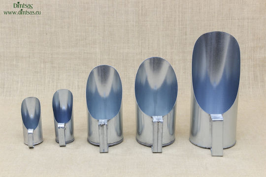 Kommerzielle Lebensmittelschaufel Metallisch Galvanisiert 26 cm Serie 1