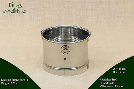 Milk Collection Can 6lt 23x17cm