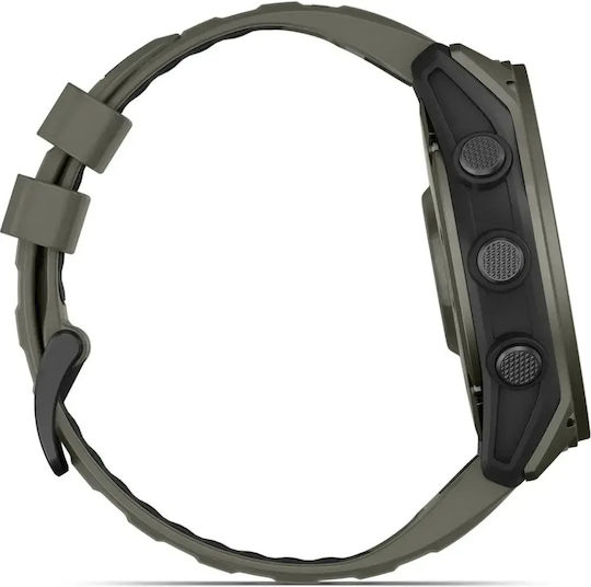 Garmin Tactix 8 AMOLED Cerakote Titan 51mm Waterproof Smartwatch cu Pedometru (Olive Drab)