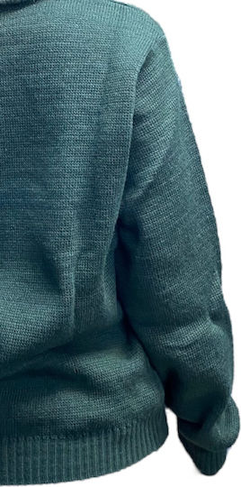AETOS Fleece Pullover mit Rollkragen in Khaki