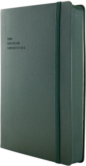 Type Center Ημερήσια Ατζέντα A5 2027 Πράσινη Δερμάτινη 14x20.5εκ. (με Προσωποποίηση)
