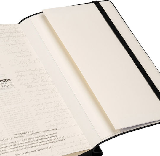 Type Center Daily Agenda A5 2027 Black Leather 14x20.5cm (with Personalization)