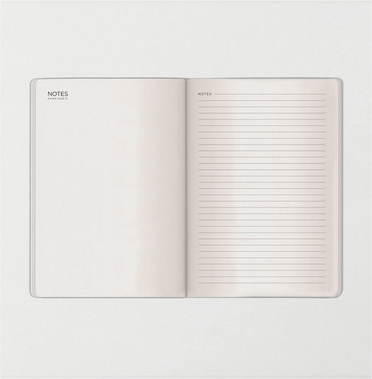 Type Center Daily Agenda A5 2027 Pink Leather 14x20.5cm (with Personalization)