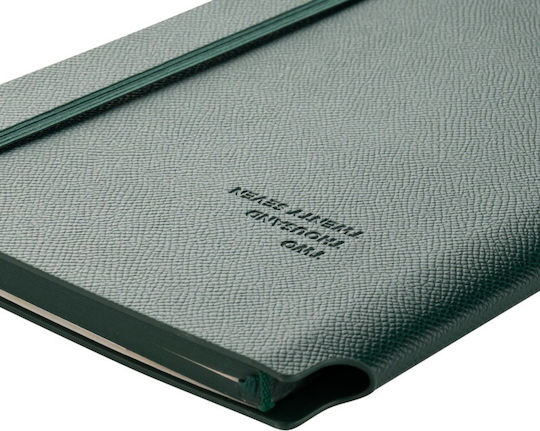 Type Center Εβδομαδιαία Ατζέντα A5 2027 Πράσινη Δερμάτινη 14x20.5εκ. (με Προσωποποίηση)