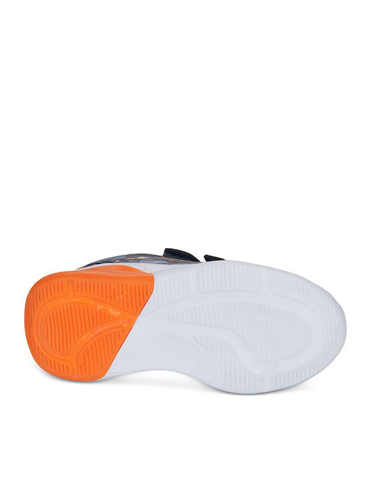 Kids Sneakers with Hoop & Loop Closure and Wheels Blue