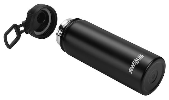 Kraft & Dele Thermosflasche Edelstahl 600ml Kd4263 mit Handgriff