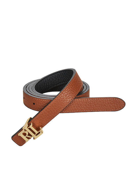 Δερμάτινη Γυναικεία Ζώνη Black/Tan