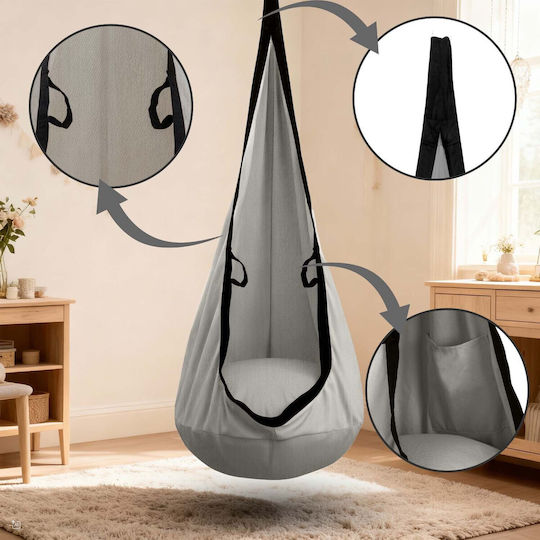 NEO Sport Κούνια Κρεμαστή Cocoon Γκρι