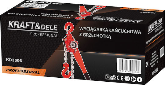 Kraft & Dele Παλάγκο Αλυσίδας για Φορτίο Βάρους έως 750kg σε Γκρι Χρώμα