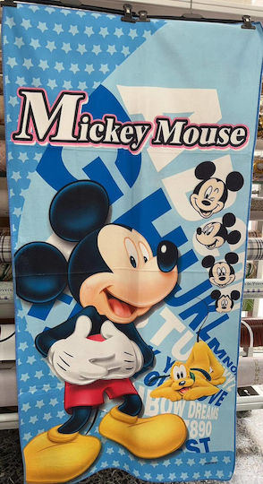 Плажна Кърпа Детска 100 Микрофибър 70x140 Mickey Paidtowel-06