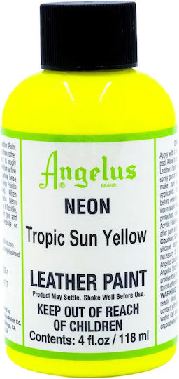 Angelus Leather Paint Tropical Sun Yellow