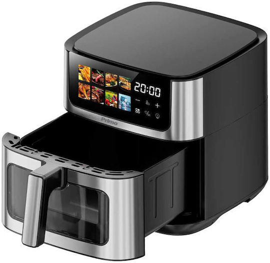 Primo PRAF-40566 Heißluftfritteuse 8lt Silber