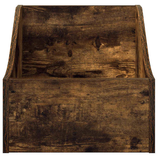 vidaXL Мебел Hi-Fi кафяв 33x37x32cm