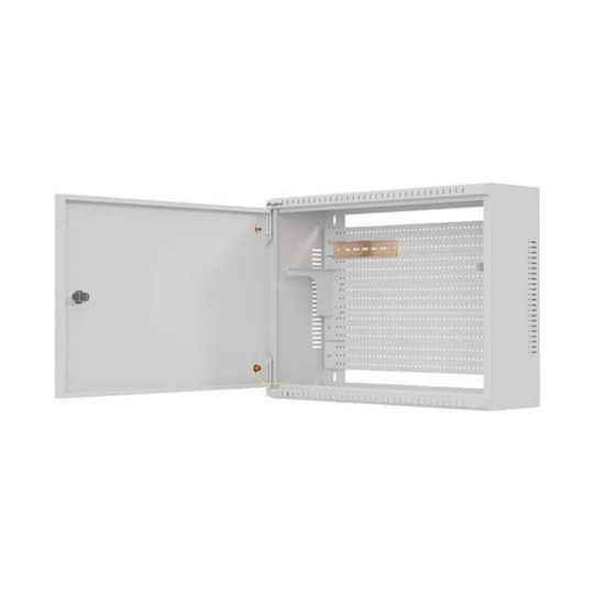 Lanberg Wandmontierter Rack-Schranke 19U 56x42x180cm Graue WAT1-5618-00S
