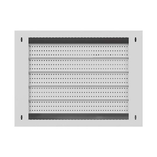 Lanberg Wandmontierter Rack-Schranke 19U 56x42x180cm Graue WAT1-5618-00S