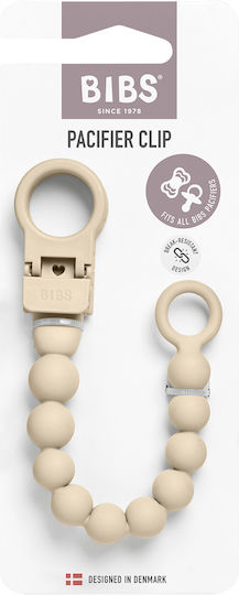 Bibs Pacifier Schnullerzubehör mit Perlen aus Silikon Orange
