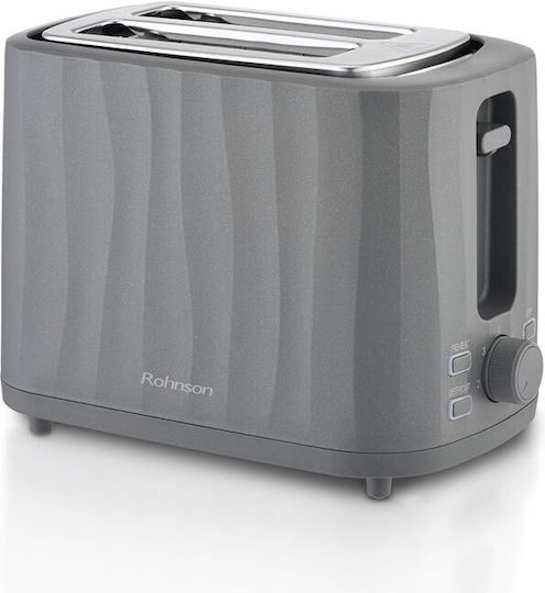 Rohnson Prăjitor de pâine 2 sloturi 800W Gri