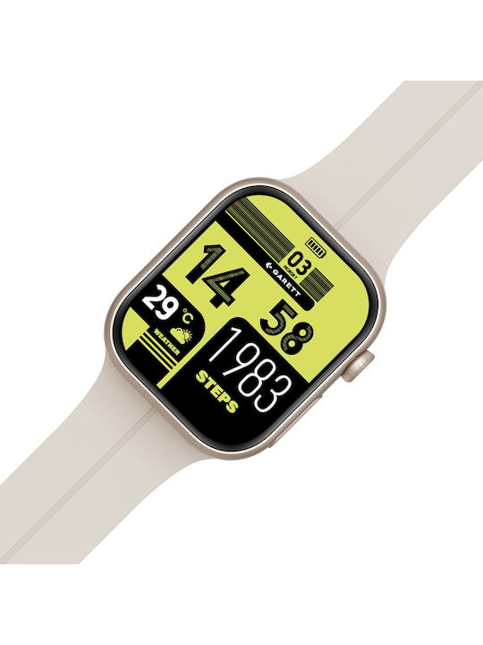 Garett Kinder-Smartwatch 4G mit GPS und Kamera Silber
