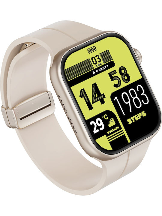 Garett Kinder-Smartwatch 4G mit GPS und Kamera Silber