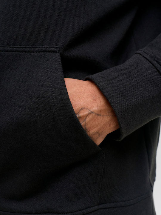 Sweatshirt mit Kapuze Schwarz