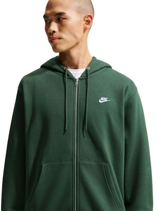 Hoodie Geacă cu Glugă Verde