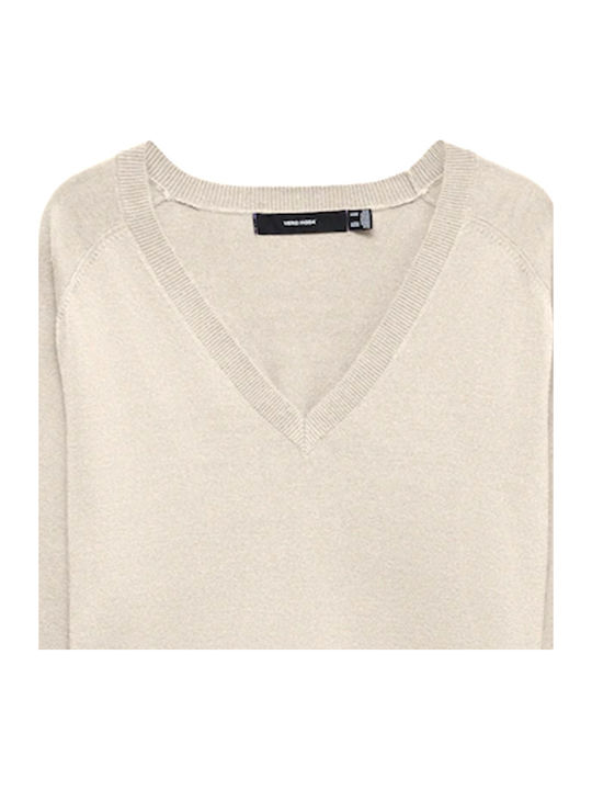 Vero Moda Women's Sweater with V-Neck Birch