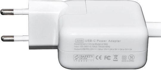 Power Supply Replacement Apple Laptops A1534/1540 29w Usb Type-c