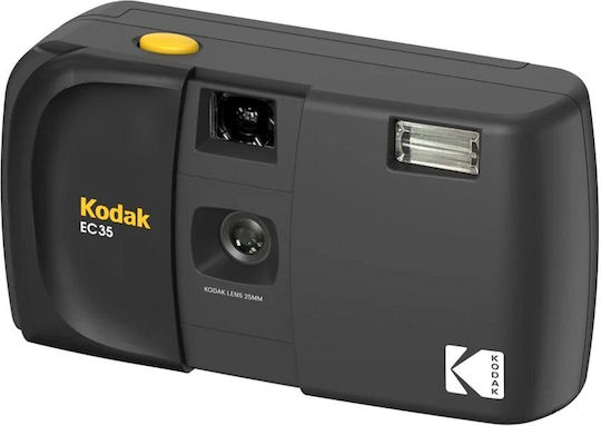 Kodak EC35 Analoge Kamera mit Film Mitternachts Schwarz