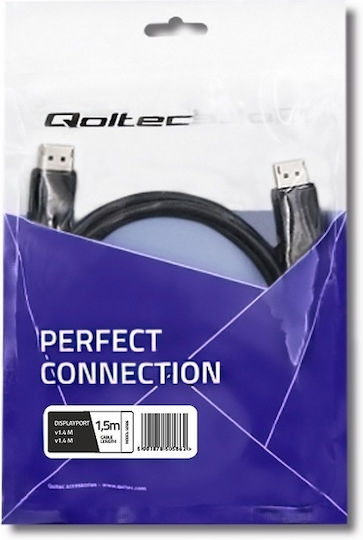 Cablu DisplayPort - DisplayPort 1.5m Negru