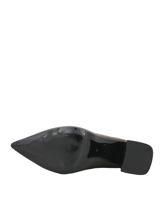 Leder Pumps mit Hohem Absatz Braun