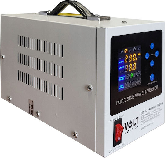 Volt Polska UPS Line-Interactive 1100VA 700W with 2 Schuko Power Plugs