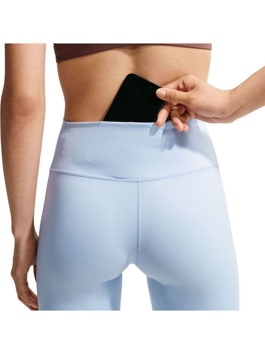 Dri-FIT One Training Γυναικείο Cropped Κολάν Light Blue