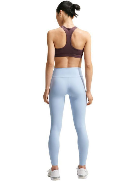 Dri-FIT One Training Γυναικείο Cropped Κολάν Light Blue
