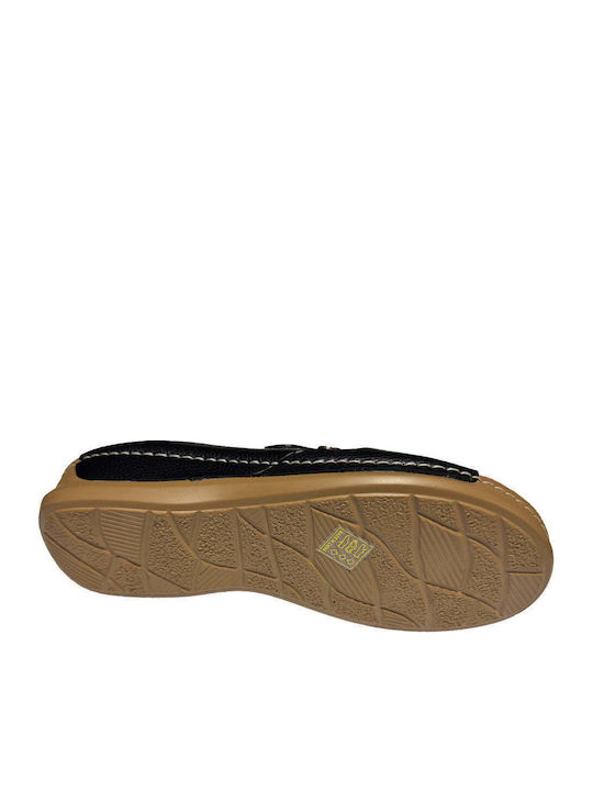 Damen Anatomische Flache Sandalen Schwarz