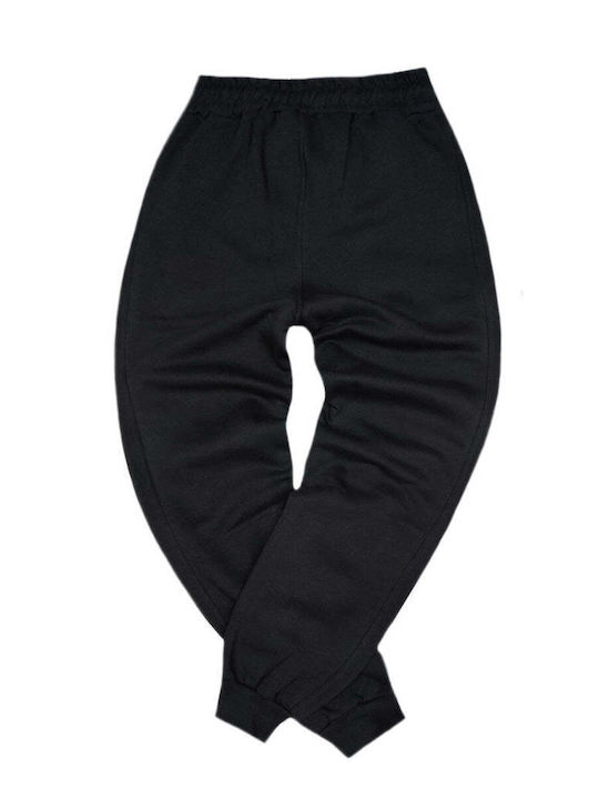 Sweatpants with Elastic Black