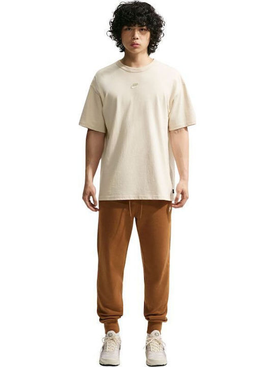 Herren-Sweatpants mit Gummizug Braun