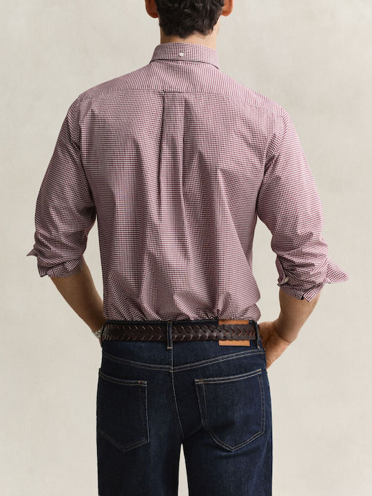 Gant Πουκάμισο Regular Fit Κόκκινο