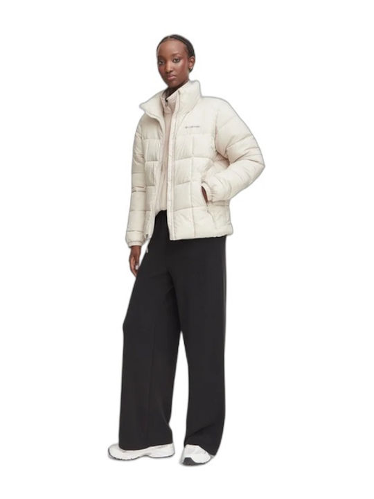 Дамско Puffer Яке Водоустойчиво за Зима Dark Stone