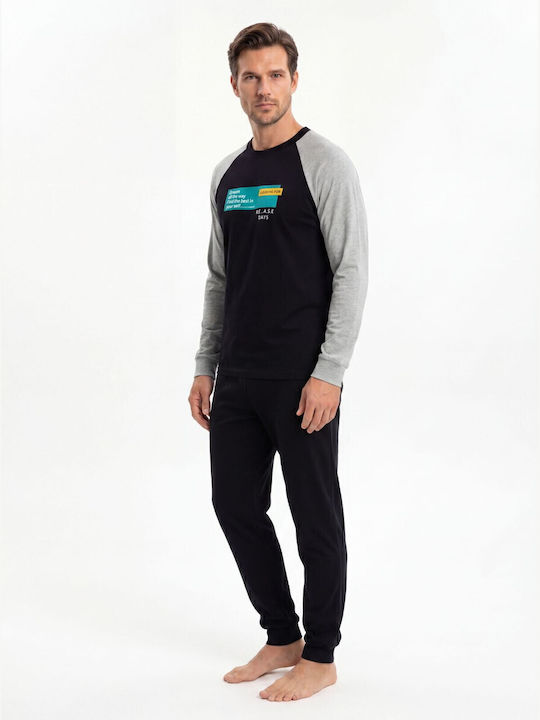 Nina Club Summer Men's Pyjamas Black