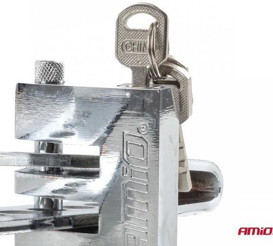 Amio – Diebstahlschutz Pedal L02 Bremse Kupplung Robuste Stahlkonstruktion Hochsicherheits-Diebstahlschutz – 1 Stück 04902/am