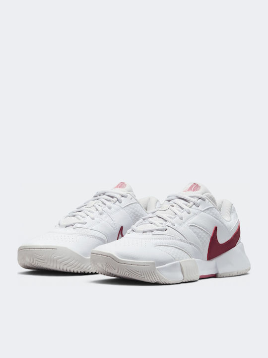 Nike Nikecourt Lite 4 Дамски Обувки за тенис Бели