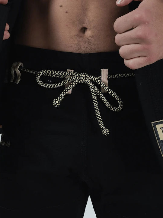Kingz Ανδρικό Παντελόνι Brazilian Jiu Jitsu Μαύρο