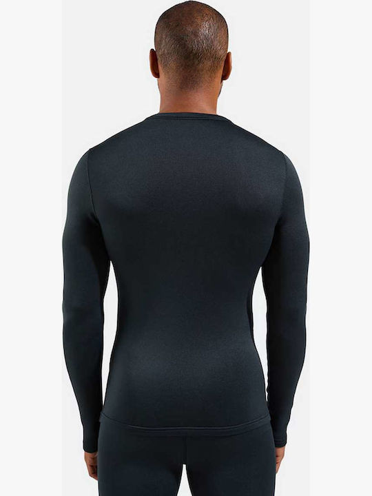 Odlo Active Warm Ισοθερμική Μπλούζα Μαύρη