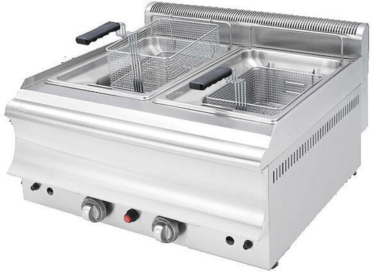 Visvardis Double Gas Fryer 18kW Catrine