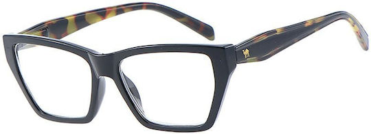 Cammello 7234 Дамски Очила За Четене +1.75 Черен Деми Кафяв 7234-black-demi-brown-175_35107