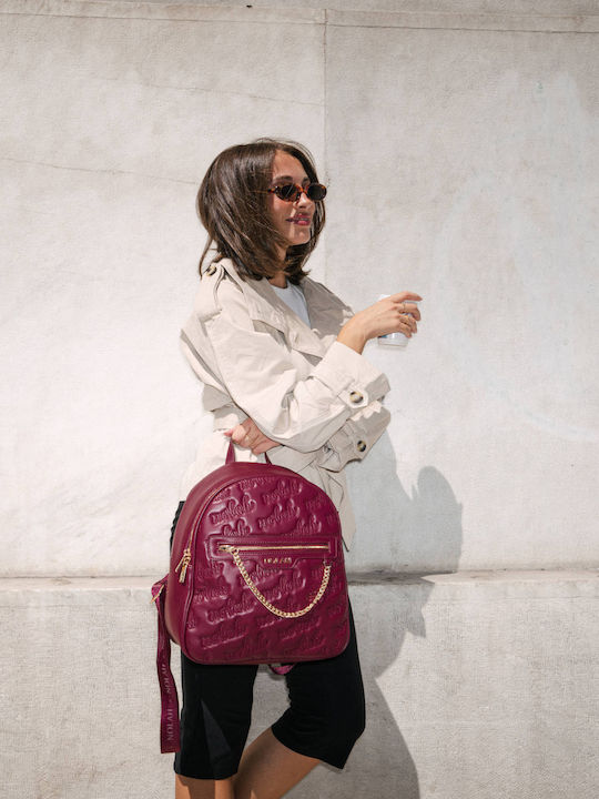 Pack Women's Crossbody / Backpack Bag Burgundy