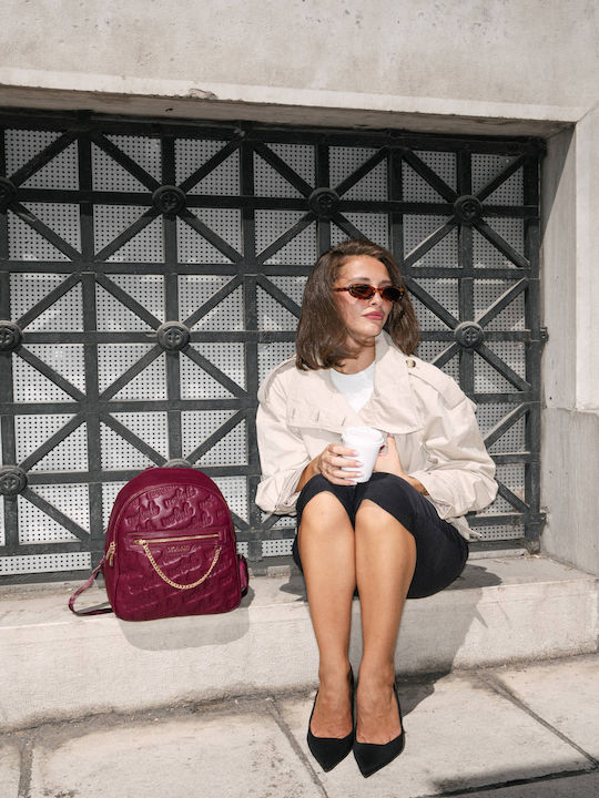Pack Women's Crossbody / Backpack Bag Burgundy